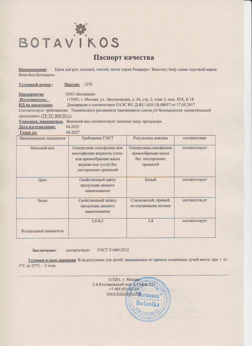 Паспорт №042025